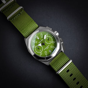 M3-CHR Lizard - Stainless & Green