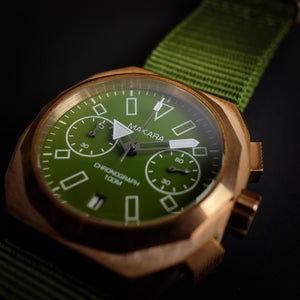 M3-CHR Lizard - Bronze & Green