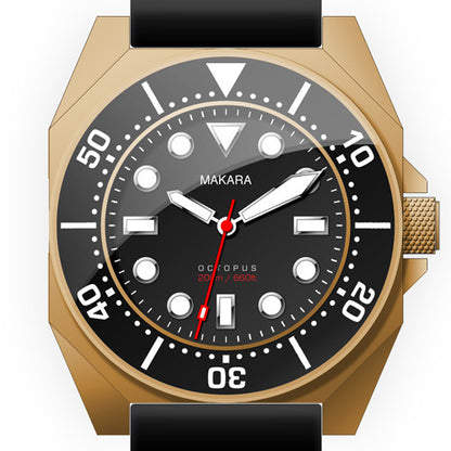 Makara Octopus (Bronze / Black)